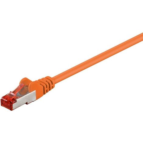 Cable MicroConnect S/FTP CAT6 25m Naranja lszh PiMF 4x2xAWG 28, CU, SSTP625O