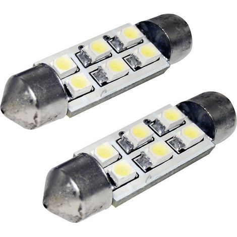 Eufab 13295 C5W 12 V S8.5 (Ø x L) 10 mm x 41 mm 1 paire(s) (1/2)