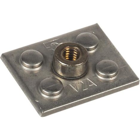 Placa para soldar doble inox. GR.1 STAUFF RS9321RVS (1/2)