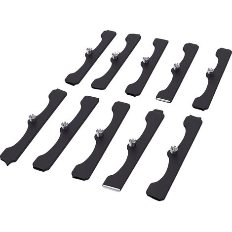 10 Pièces Type 86 Réparateur de Boîte Murale Entretoise de Sortie Pince de Réparation de Boîte électrique avec Revêtement Isolant amélioré pour Fixation Sécurisée du Panneau de (1/5)