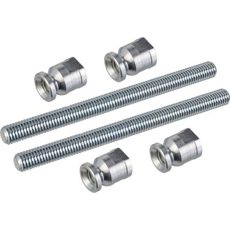 Vachette – Kit de fixation pour poignée PG Fix double – Acier – Longueur 60 mm – Diamètre vis M8 – Montage simple ou double (1/4)
