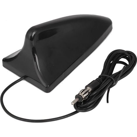 Universal 12V UV-resistant shark fin antenna, roof-mounted aerial mast for cars (1/5)