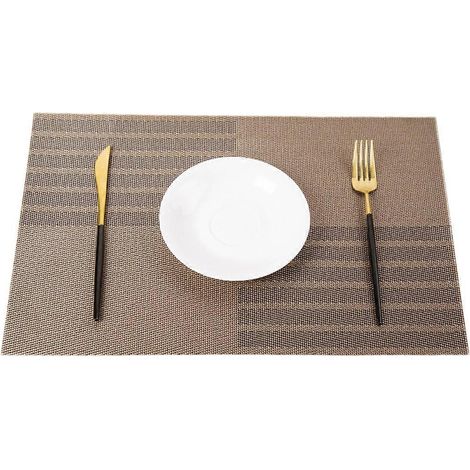 Napperon de table résistant à la chaleur, antidérapant et facile à nettoyer, idéal pour la cuisine. (1/5)