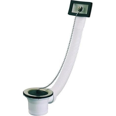 Desagüe de fregadero de acero inoxidable con rebosadero de cubeta D 70