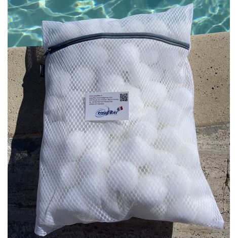 Sac de balles filtrantes taille 2 – Compatible Waterair et Magiline – Filtration fine et homogène – Nettoyage simple et réutilisable – Easyfilter