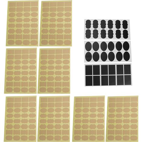Lot de 292 étiquettes adhésives pour verres à vin, boîtes à café et à thé, bocaux, pots de fleurs et paniers. (1/5)