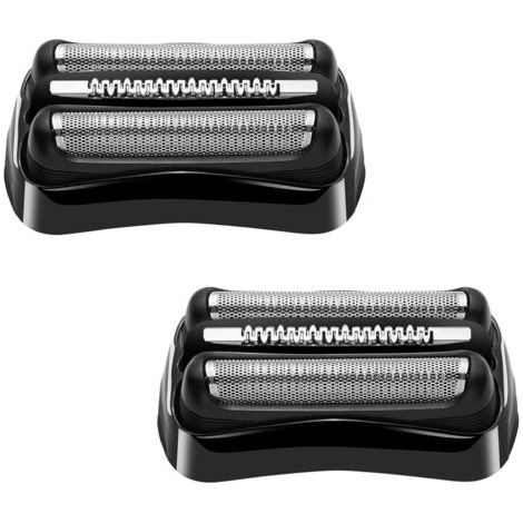 Lot de 2 têtes de rasoir de rechange pour série 3 32B compatibles avec Braun S3 3040s 3000s 3050cc 3010s 3070cc 3080s 3090s 310s 3020s 330s 370cc-4 380s-4