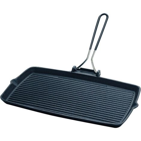 Ilsa Mixgrill bistecchiera ghisa inossidabile 22x34 cm