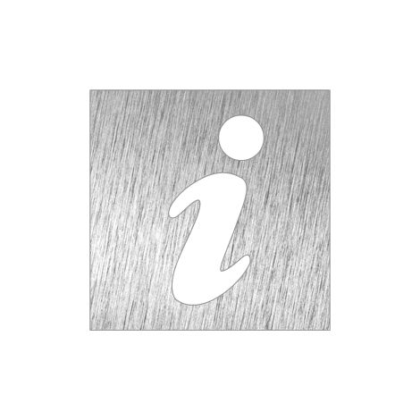 Pictogramme en Acier Inoxydable "Point d´Information" - Fricosmos