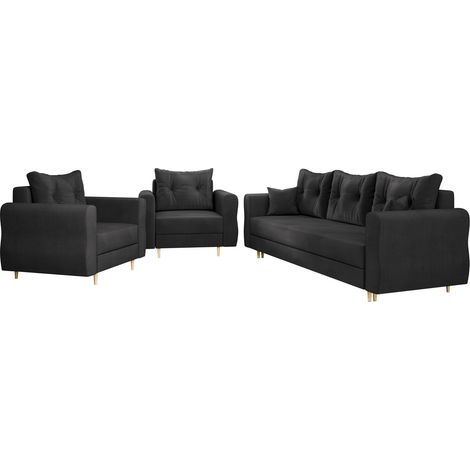 Conjunto de muebles tapizado Veldala 106, Manila 18, Función de descanso, 0, Almacenaje, Tapiz (1/5)
