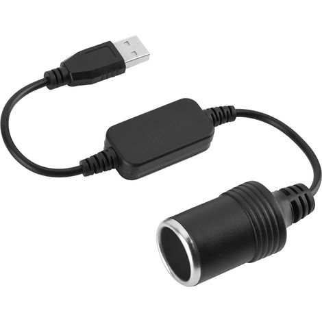 Adaptateur Allume-Cigare 12V USB avec Câble de Charge (1/5)