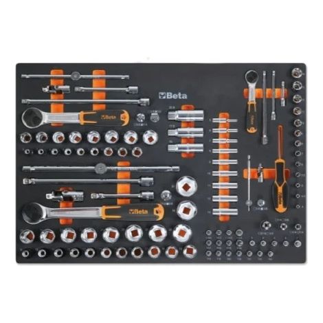 Beta Termoformato morbido con utensili 107 Pz. MM105MH cod. 024580114