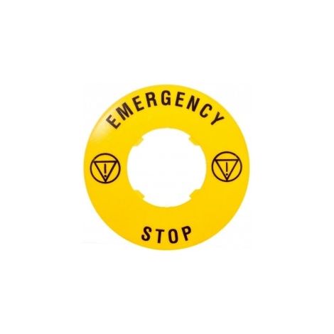 Beschreibendes Schild fi 60mm Not-/Stopp LPXAU115 lovato (1/2)