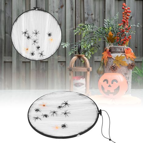 Décoration en tissu à motif d'araignée terrifiante à faire soi-même, ornement d'Halloween pour bar intérieur, type 2 (1/5)
