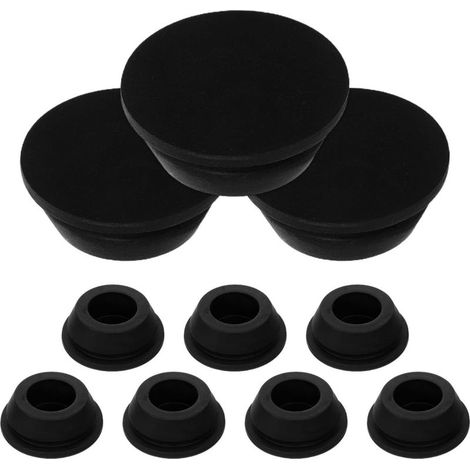 10pièces Bouchon de Vidange pour Climatiseur: Diamètre 20mm Bouchon d'étanchéité en Caoutchouc Noir-Accessoire de Maintenance Anti-Fuite pour Unité AC (1/5)