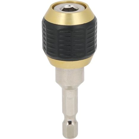 Adaptateur rapide pour perceuse électrique – Embout de fixation 1/4 pouce avec tige hexagonale, rallonge télescopique de 60 mm (2,4 po) pour changement instantané des forets