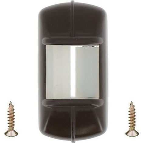 Führungsschiene für Rollladenriemen, 12–15 mm breit, mit brauner PVC-Abdeckung, horizontale Schraubbefestigung, 30 mm Achsabstand. Zubehör: Rollladen, Aufwicklung, Befestigung, Fenster, Jalousie, Absc (1/4)