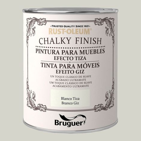 Rust-Oleum Chalky Finish Möbelkreide Weiß 0,750L BRUGUER