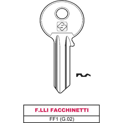 Silca CHIAVE ASC FF1 (G.VAC 0) F.LLI FACCHINETTI 20.00 pz