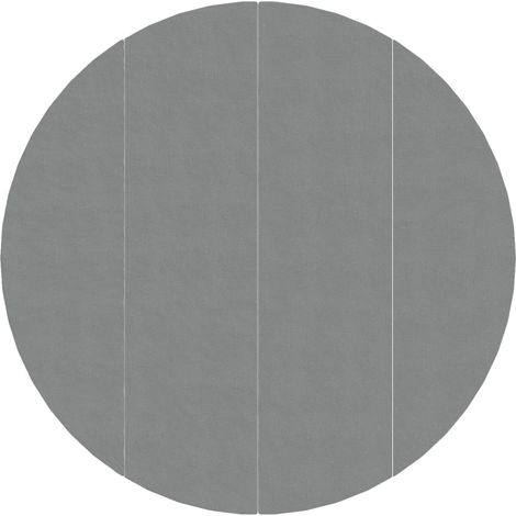 Bâche de piscine gris clair 500 cm géotextile polyester CFW14242
