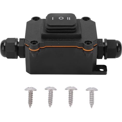 Interrupteur à bascule 3 positions marche/arrêt/marche 12V 16A IP68 étanche universel pour voiture bateau bateau RV (1/5)
