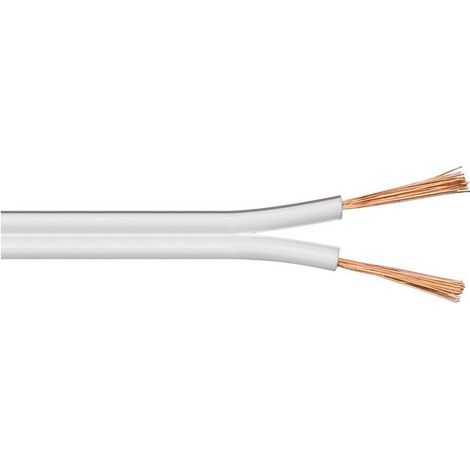 MicroConnect Lautsprecherkabel 100 m Weiß