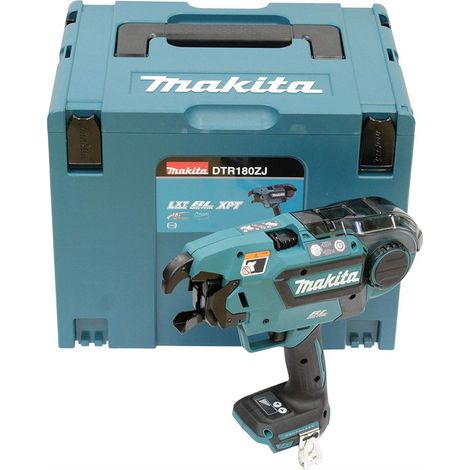 Makita DTR180ZJ 18v LXT Lithium Cordless Brushless Rebar Tying Tool Makpac Case