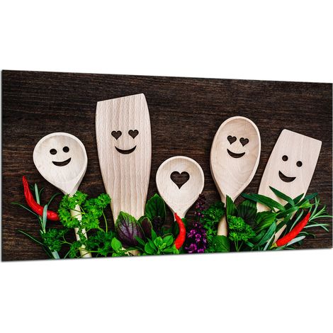 PLAQUE DE PROTECTION EN VERRE POUR CUISINIÈRE 90x52 CUISINE (1/5)