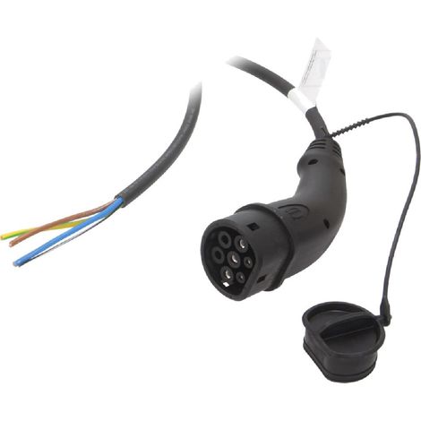 Prise voiture electrique EU - 5m 32A monophase 3x6mm2 + 1x0.5mm2