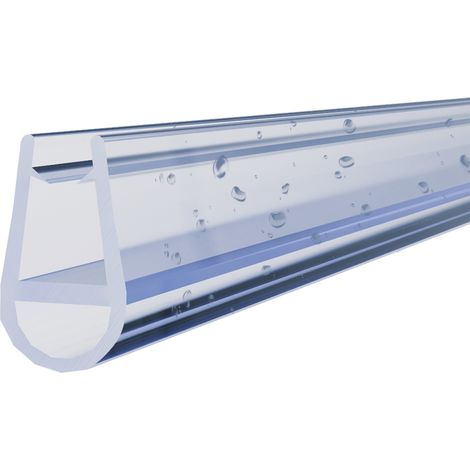Ersatzdichtung Duschtürdichtung Ballon-/Streifdichtung für Falttür Schwingtür Glasstärke 5 mm 6 mm Länge 120 cm (1/5)