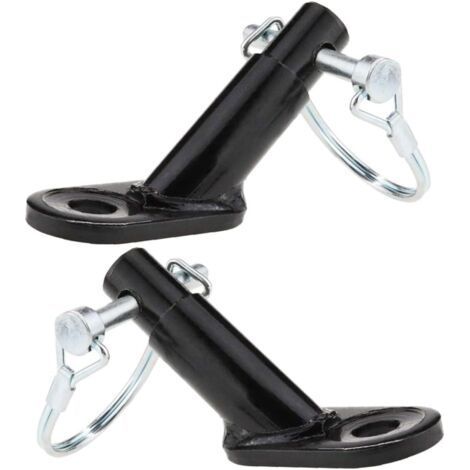 FENOPLASTICA2 pièces Attelage Remorque Vélo Métal avec Boucle Adaptateur Robuste pour Accessoires de Remorque Garçon Fille et Animal Facile à Installer pour Attache Rapide Au Vélo (1/5)