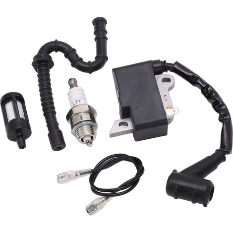 Kit bobine d'allumage, bougie et filtre à carburant pour tronçonneuse Stihl MS270 MS280 1133 400 1350 (1/5)
