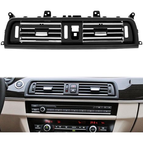 Rejilla de ventilación cromada para consola central de BMW F10 F11 F18 520i 523i 525i 528i 535i 2010-2016 64229166885 64229209136 (1/5)