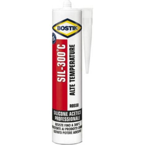 12 x BOSTIK SILICONE SIL-300 C ALTA TEMPERAT 300 ML CART