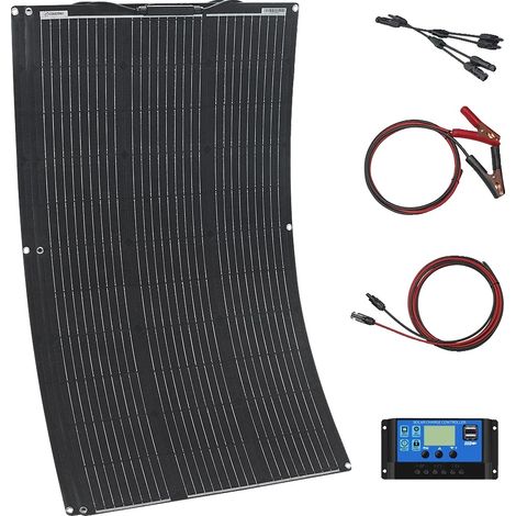Panneau Solaire, Portable, Solution Énergétique Efficace, kit ETFE 200W (1/2)