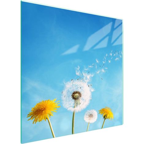 Glasofenschutzplatte 50x52 Blume (1/5)