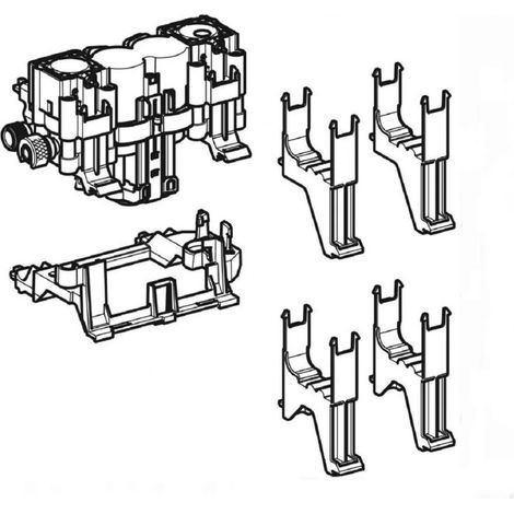 Geberit hydraulisch gesteuerter Aufstehhilfe für WC-Steuerungen Typ 70 und Sigma 70, 1-3 bar