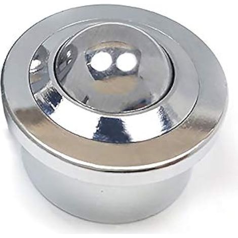 Bille de convoyeur en acier de 30 mm, roulement de transfert argenté, œillet rond, petite bille de convoyeur (lot de 1) (1/4)