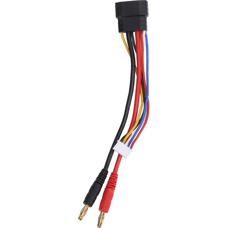Fiche adaptateur TRX vers prise banane 4.0 mm pour chargeur batterie, câble RC voiture/avion (1/5)