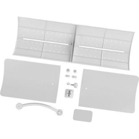 Deflector de plástico fácil de limpiar para ventanas de aire acondicionado doméstico (1/5)