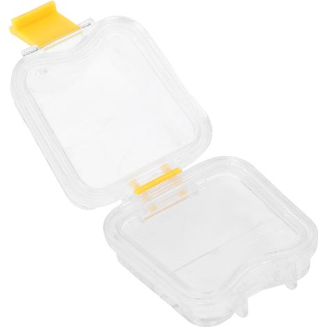 Étui professionnel pour prothèses dentaires, boîte de rangement pour prothèses dentaires, contenant pour dents avec film protecteur (1/5)