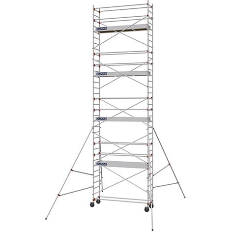 Echafaudage roulant - Hauteur de travail maximale 9.90m - 613818