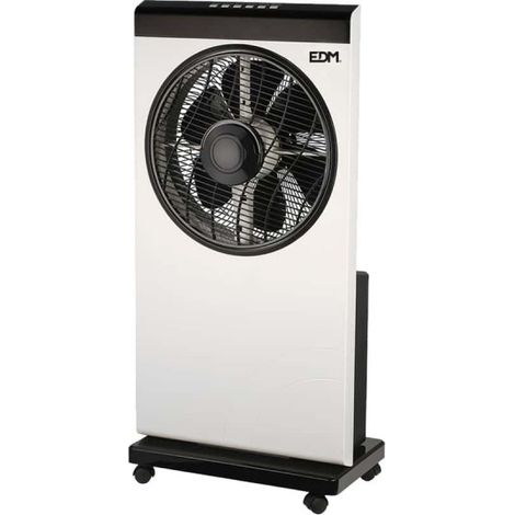 [NEVER USED] EDM 80W Ventilador Nebulizador - 30cm - Blanco y negro 33515
