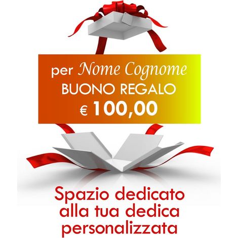 BUONO REGALO DA 100 euro. Niente più regali sbagliati