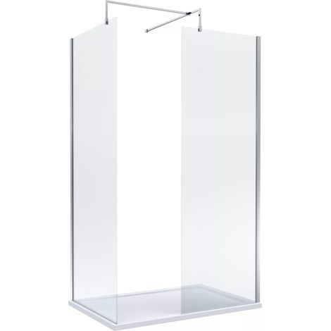 Balterley 1200x800 Wetroom Screen, Tray & Waste