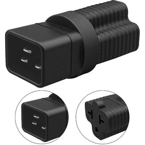 Adaptateurs de prise de courant alternatif IEC320 C20 vers Nema 5/6-15/20R (1/4)