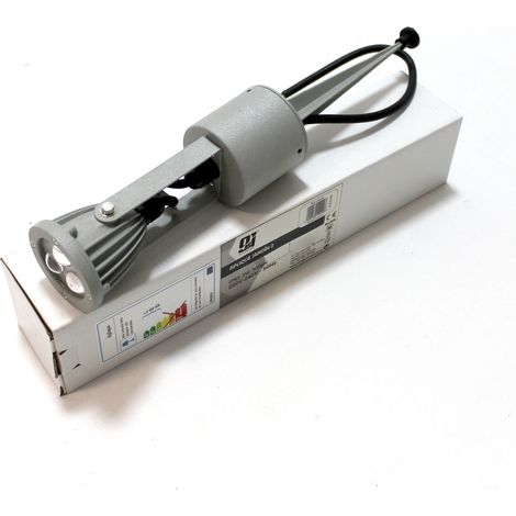 LED Garden Spike Light IP54 3W 243lm Warm White 3000K, Stainless Steel, 61x63x355mm by Orion91 - Ideal for Outdoor Garden Decoration, Solar LED Spotlight with Premium Quality (1/5)