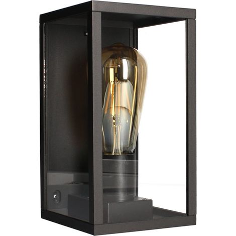 Aplique Exterior SOLWEIG E27/7W/2700K/800lm/Antracita ARLUX LIGHTING