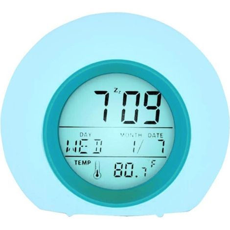 Digitaler Wecker für Kinder, LED mit Wecklicht und Schlummerfunktion (1/4)