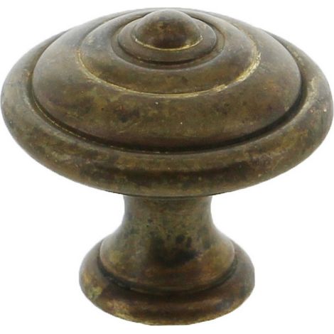 1BL BLISTER POMOLO ANTICATA 24499 MM.25 IN OTTONE FINITURA ANTICO (PZ.2) (1/2)